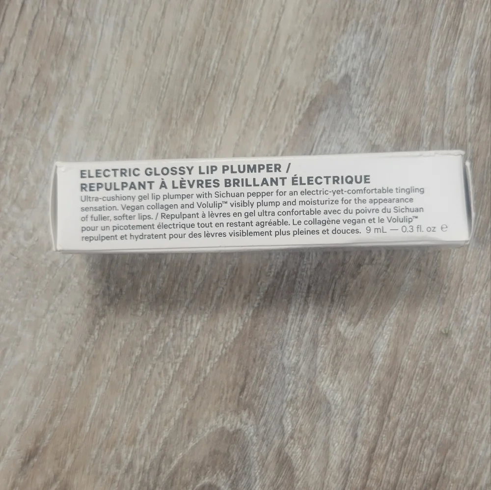 Milk Makeup Electric Glossy Lip Plumper in Clear NIB